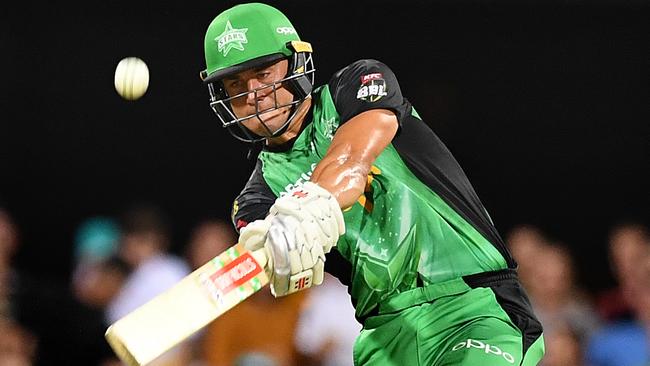 Marcus Stoinis hopes Big Bash form will propel him into the Aussie T20 World Cup squad. Picture: AAP