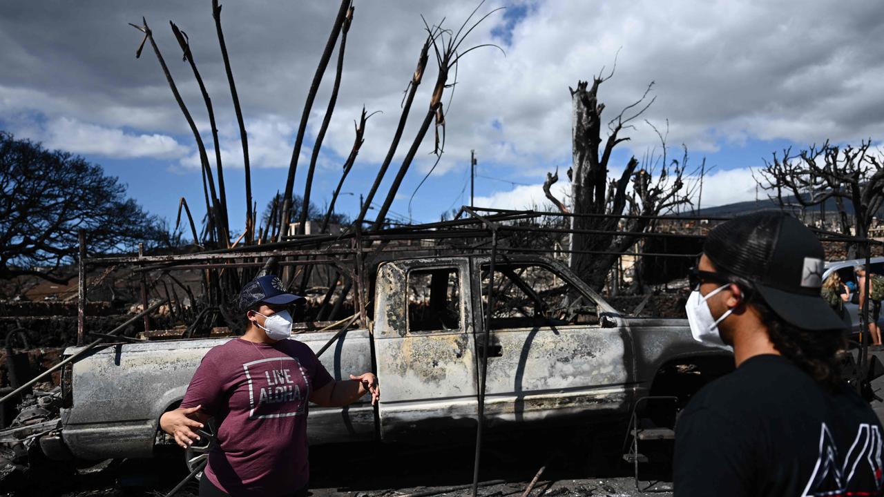 A wildfire that left Lahaina in charred ruins has killed at least 67 people. (Photo by Patrick T. Fallon / AFP)