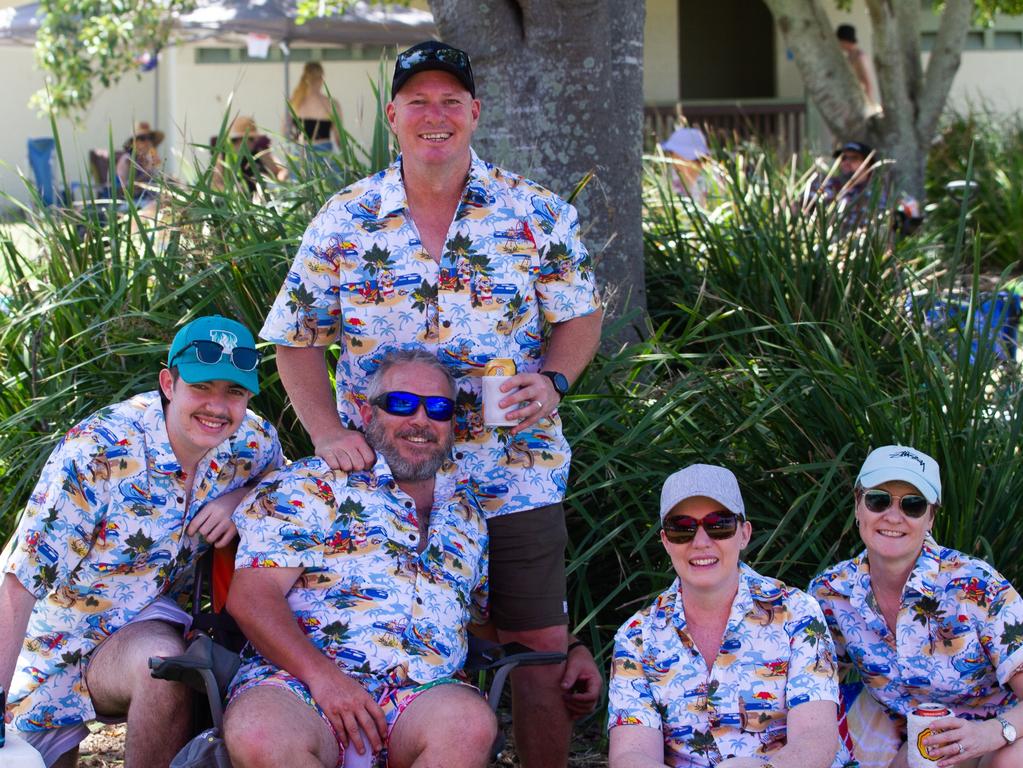 The Howard family and friends bringing the Aussie spirit.