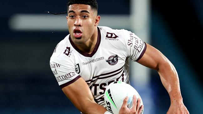 Tolutau Koula was a rare success story for the Sea Eagles in 2022. Picture: Getty Images