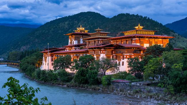 Punakha Dzong in Bhutan.