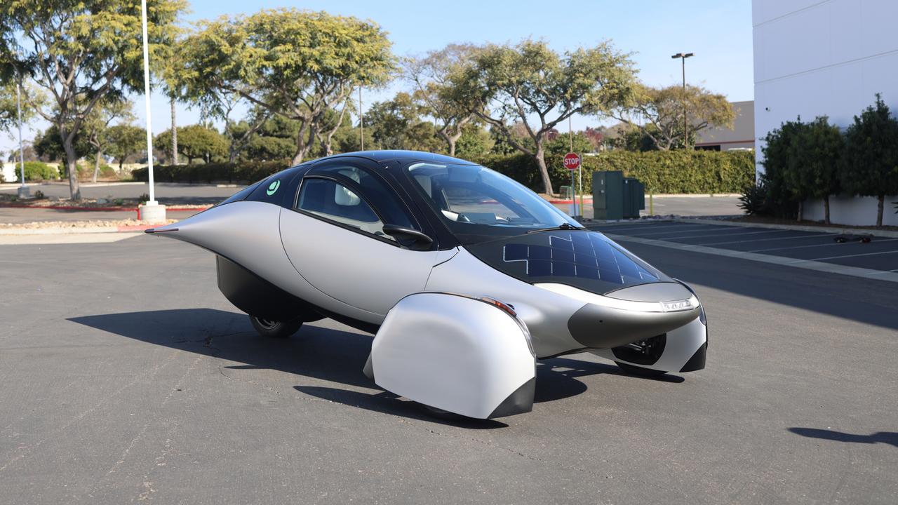 Aptera unveiled a production-ready Solar car at CES. Picture: Supplied