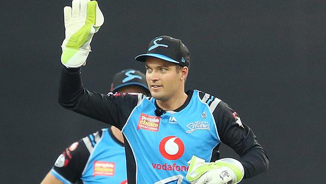 Alex Carey of the Strikers can earn points with the bat and the gloves.