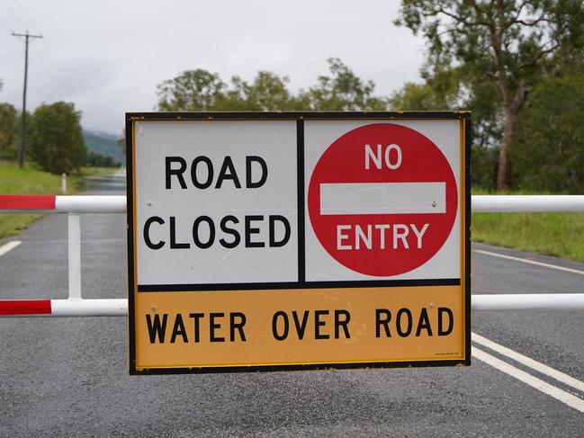 Flooding over Marian-Eton Rd, Sandy Creek on Wednesday December 30. Picture: Heidi Petith generic flooding road closed Mackay