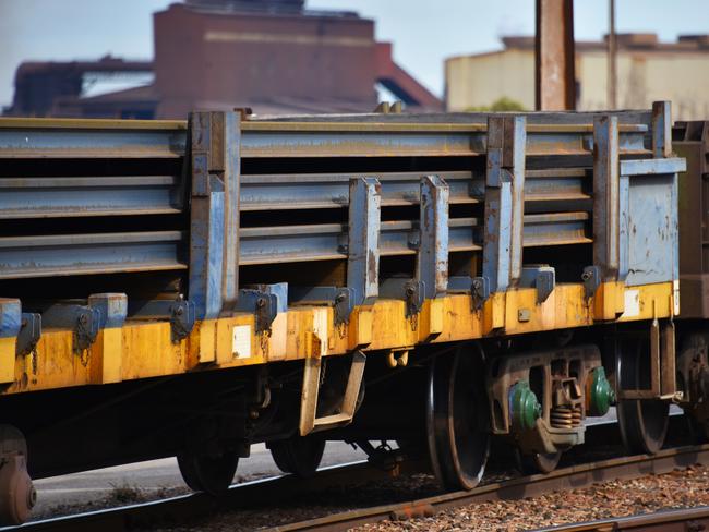 Train tracks made at Arrium destined for Tarcoola