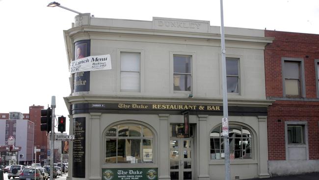 The Duke Hotel in Macquarie Street, Hobart