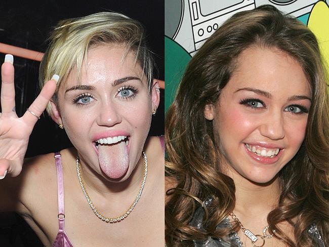 What ever happened to nice-girl Miley? We take a look back at how she’s transformed from sqeaky clean to the princess of sleaze-pop. Pictures: Getty
