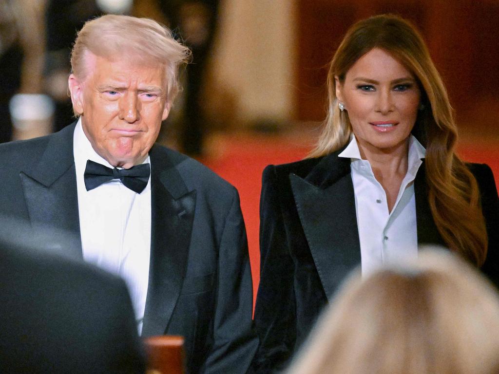 The First Lady is absent from her husband’s side far more often than she is next to it. Picture: AFP.
