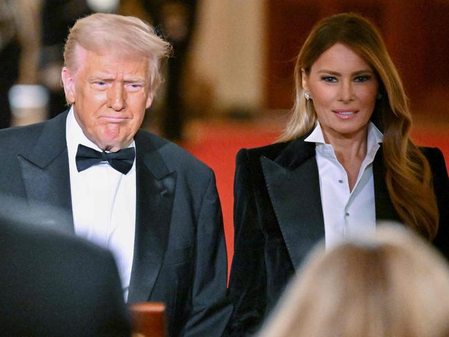 The First Lady is absent from her husband’s side far more often than she is next to it. Picture: AFP.