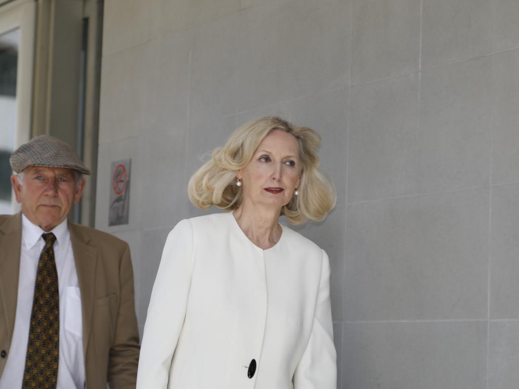 Victim’s parents Don and Carol Spiers seen leaving the Supreme Court after the verdict. Picture: Billie Fairclough/Post Newspapers