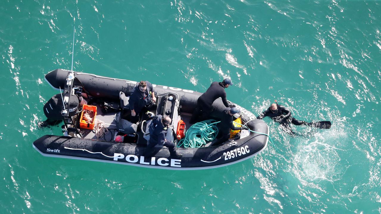 The search for the missing Yak-52 plane around South Stradbroke Island (Jumpinpin) where the pilot and passenger on board are still missing. Picture: NIGEL HALLETT