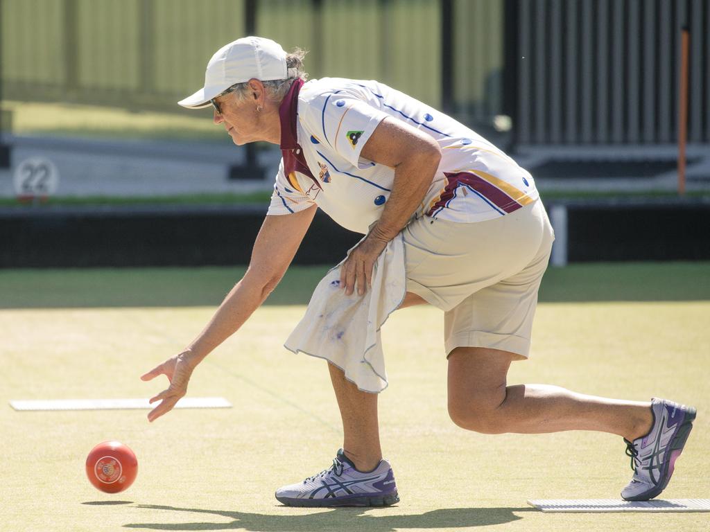 The ladies pairs lawn bowls will be played from 2pm at Broadbeach Bowls Club. Picture: Glenn Campbell