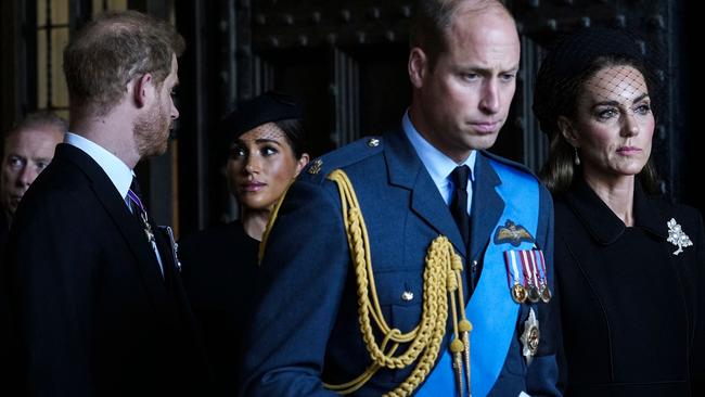 The royal couple were “highly distressed”. Picture: AFP