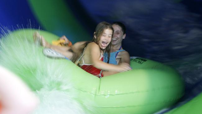 The WaterMarc swimming pool attracts 800,000 visitors each year.