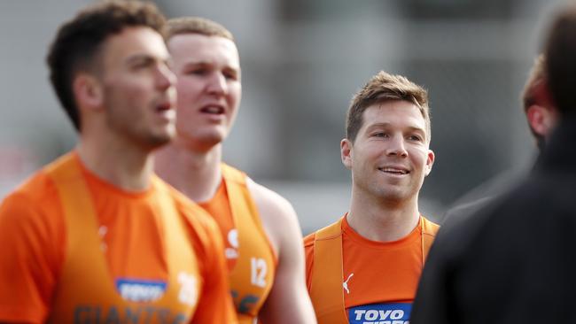 Toby Greene apologised to his teammates for his suspension. Picture: Dylan Burns/AFL Photos