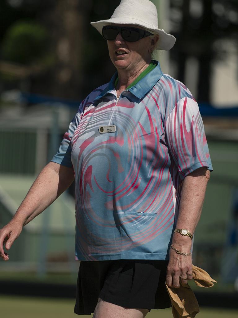 The ladies pairs lawn bowls will be played from 2pm at Broadbeach Bowls Club. Picture: Glenn Campbell