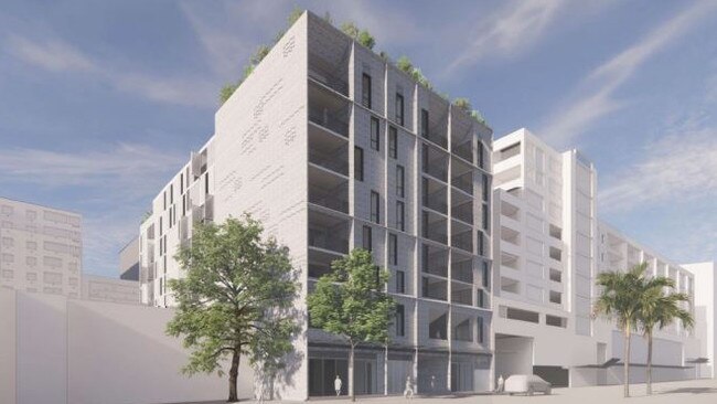 The proposed development at 138 Maroubra Road looking east.