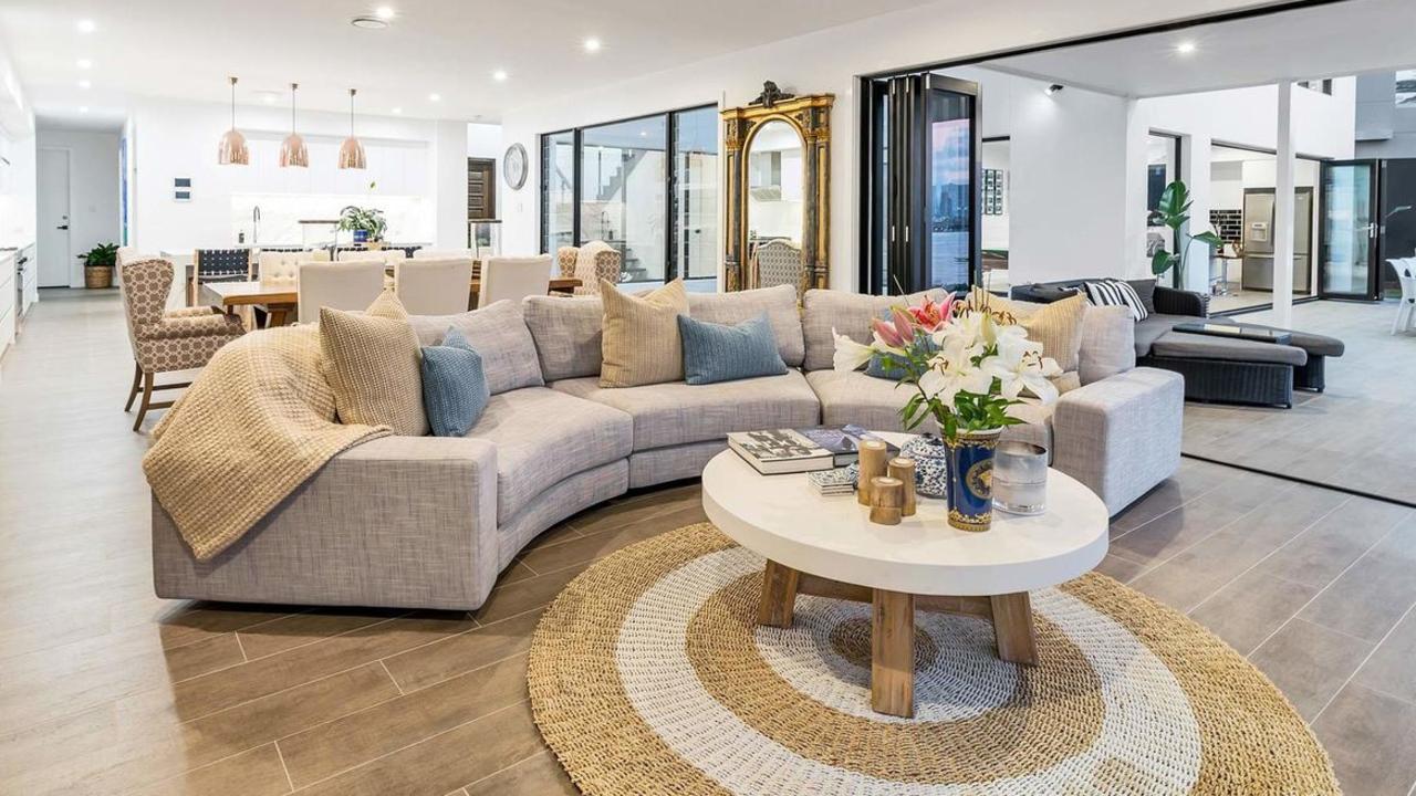 The Surfers Paradise mansion which has been put up for sale by Nicole Bricknell.