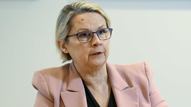 Primary Industries Minister Clare Scriven in  city her office boardroom Wednesday.November,27,2024.Picture Mark Brake