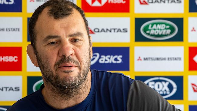 Michael Cheika will be hoping his Wallabies put up a better challenge in Auckland.