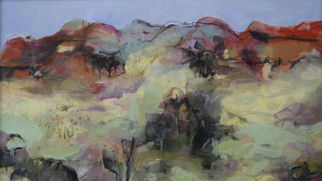 Lyn Laver-Ahmat's work "After the rain", which was done as acrylic on canvas. Picture: Lyn Laver-Ahmat