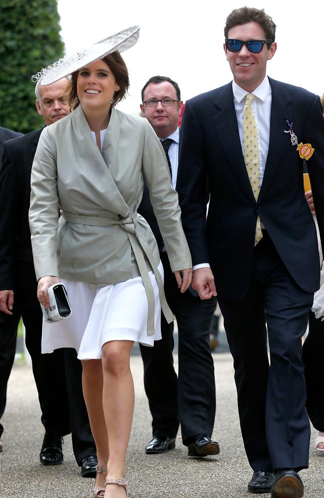 Princess Eugenie and Jack Brooksbank, pictured in 2015. Picture: Getty Images