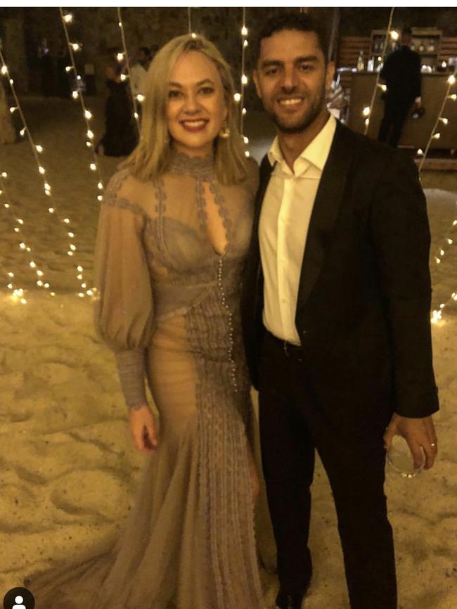 Who editor Keshnee Kemp (left) at the wedding. Picture: Instagram