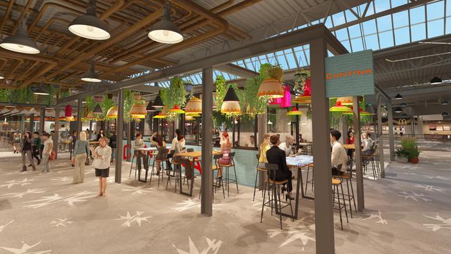 Natural light will be a major feature of Toombul’s new eatery area.