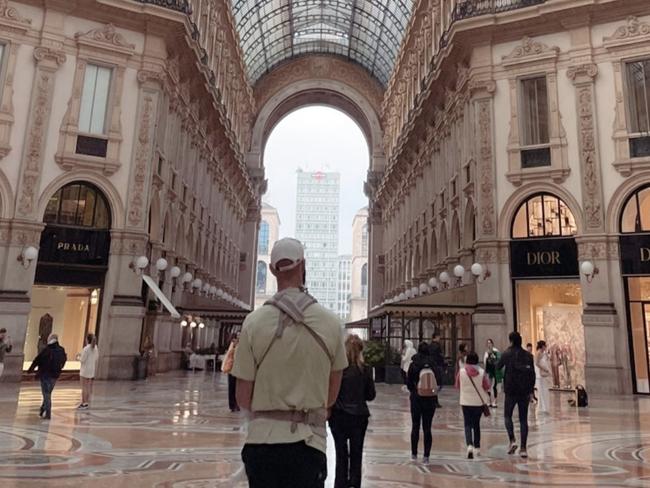 Max Gawn in Milan