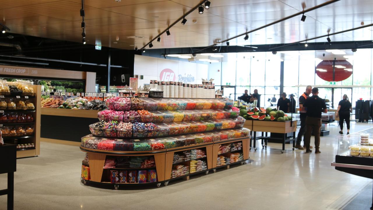 Brighton IGA interior produce section ahead of opening on 29 November 2024. Picture: Elise Kaine