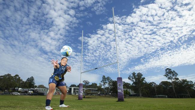 Mabel Park SHS schoolgirl rugby league player Malaela Su’a. Picture: Renae Droop