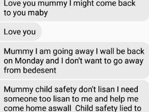 A Gold Coast teenager who was in foster care is now on the streets - this is the heartfelt message she left on Facebook messenger for her foster mum after being moved from their home.