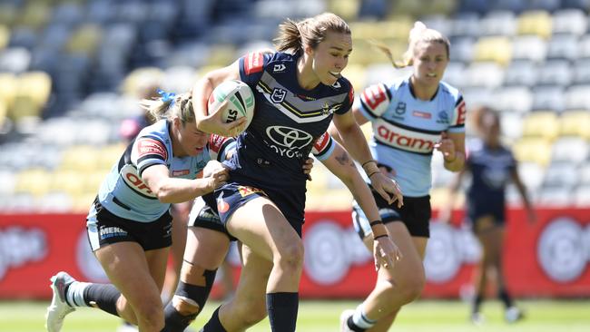 It would be a shock to not see Kirra Dibb (pictured), Tahlulah Tillett and Emma Manzelmann all line up in the starting side for round 1. NRL PHOTOS