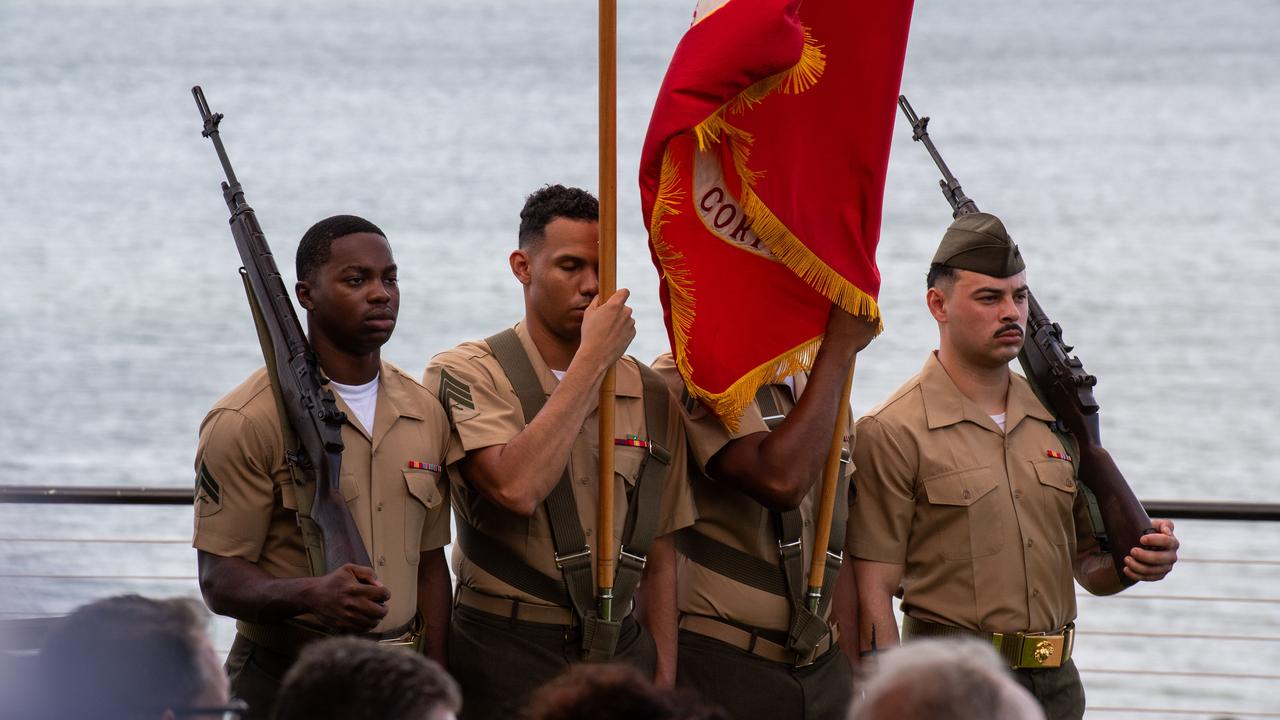 Cpl Simmons Cory, Sgt Mackey Valentino, Cpl Goldman III Alexander and LCpl Luzier Austin. Picture: Pema Tamang Pakhrin