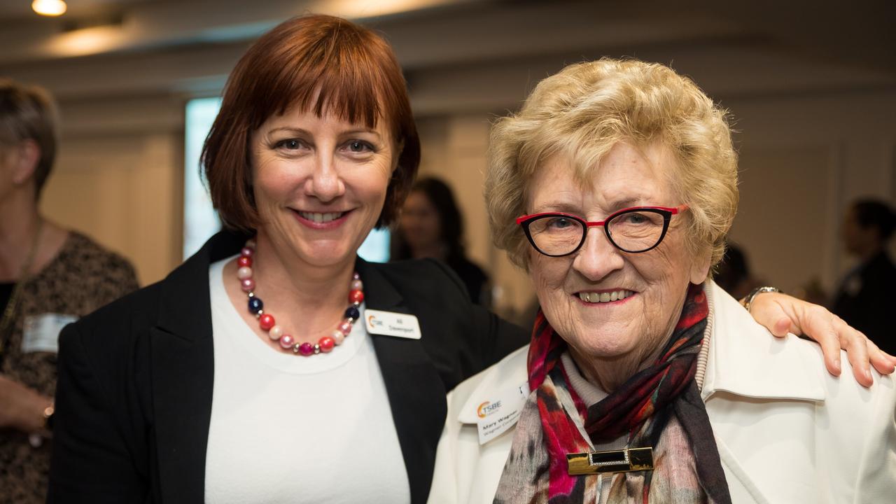 Ali Davenport and Mary Wagner at a TSBE Women in Health event, May 30, 2019.