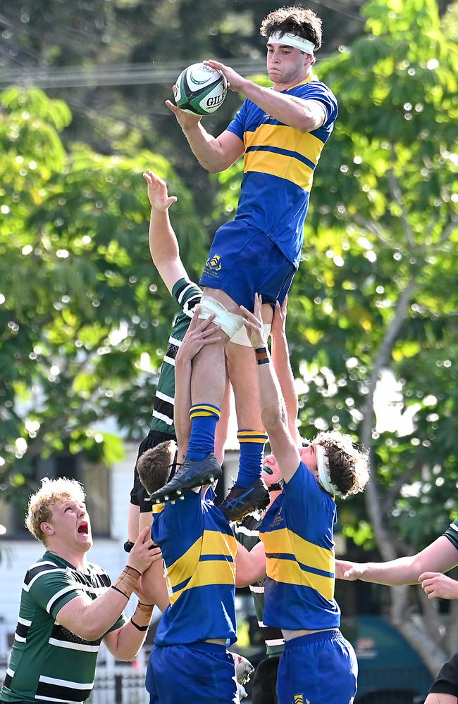 GPS First XV rugby, Brisbane Boys College v Toowoomba Grammar School. Saturday August 5, 2023. Picture, John Gass