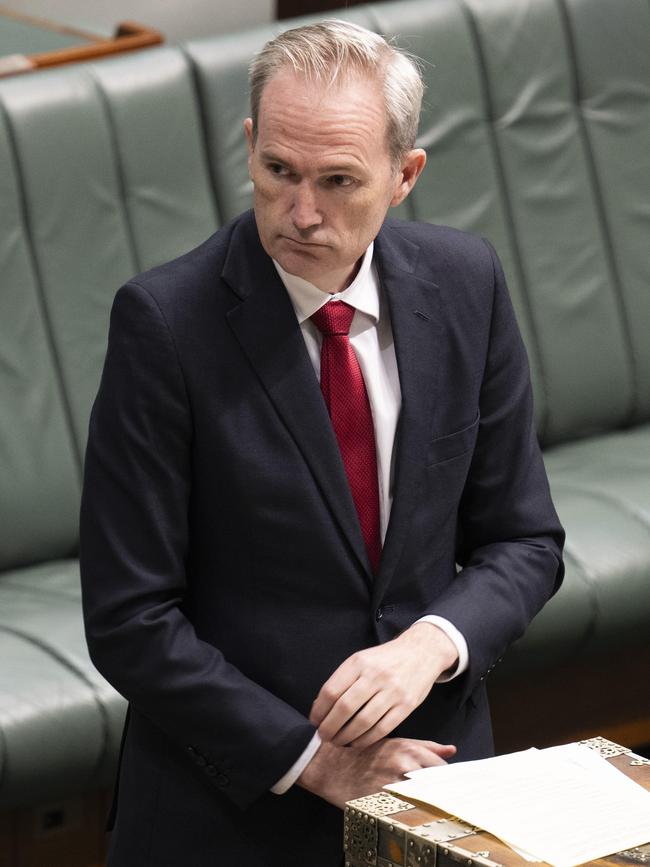 Opposition communications spokesman David Coleman has question why it has taken so long for the government to act. Picture: Martin Ollman/NCA NewsWire