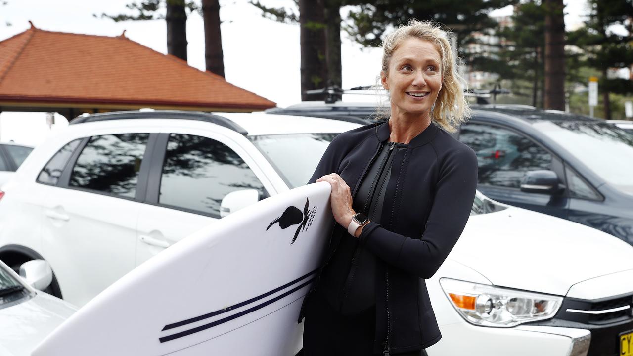 Jenna McDonald welcomes a new parking app to be trialled in Manly which directs drivers to available spaces. Picture: Sam Ruttyn