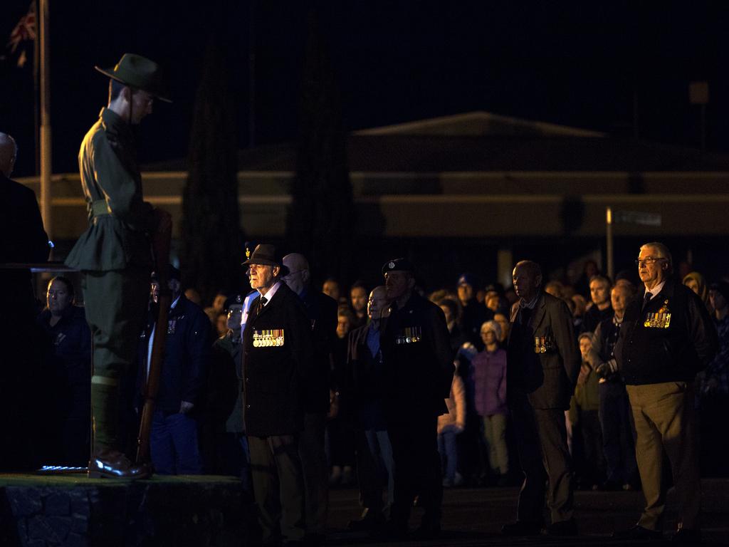 Ulverstone Dawn Service. PICTURE CHRIS KIDD