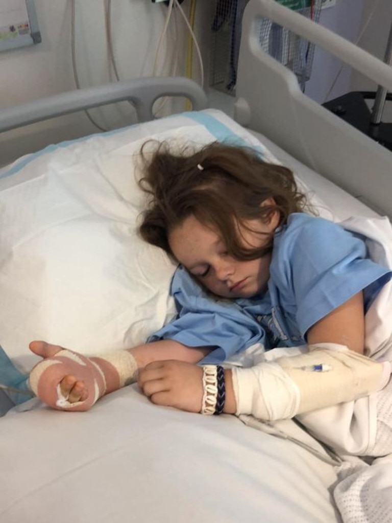 Ariella Cox was having a sleepover at a friend's house when she woke to a mouse nibbling on her finger, causing a serious infection.