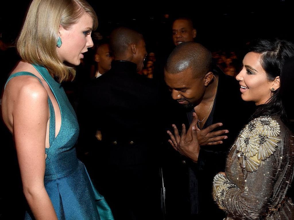 The reconciliation between Taylor Swift, Kanye West and Kim Kardashian was short-lived. Picture: Getty Images