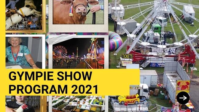 Gympie Show Program for May 13-15, 2021