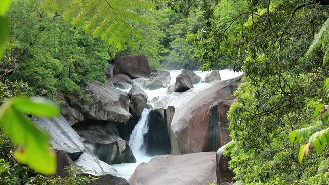 The Devil’s Pool section of the Babinda Boulders. Picture: John Griffith