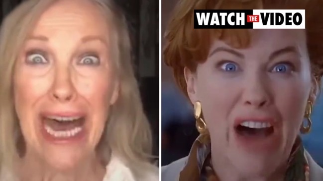 Catherine O’Hara has recreated her iconic Home Alone scream and faint in a viral TikTok