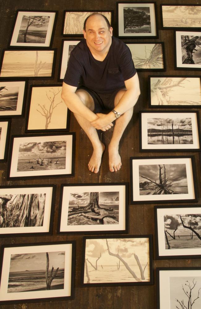 Brenden Borellini ahead a planned tour ro Japan with some of his 2D and 3D photographs of trees from around the Mackay region.