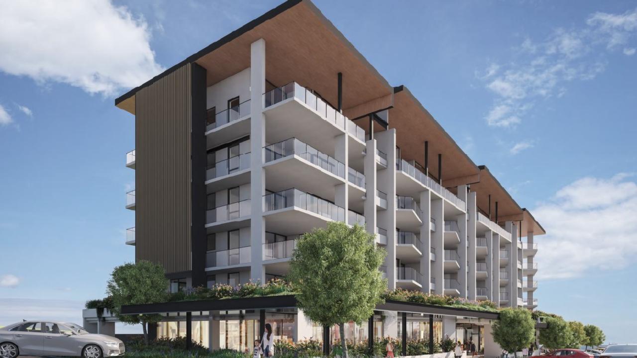 New plans have been submitted for the Emu Park Apartments, taking out one storey and seven units and changing the roofline and balcony views.