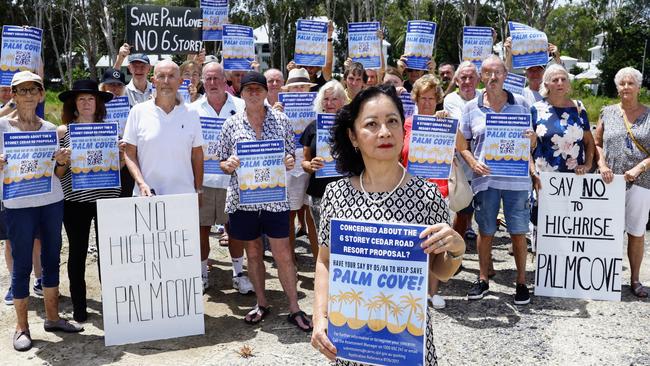 Palm Cove real estate agent Cynthia Cole has seen a significant amount of opposition from the local community to the development going ahead in its current form. Picture: Brendan Radke