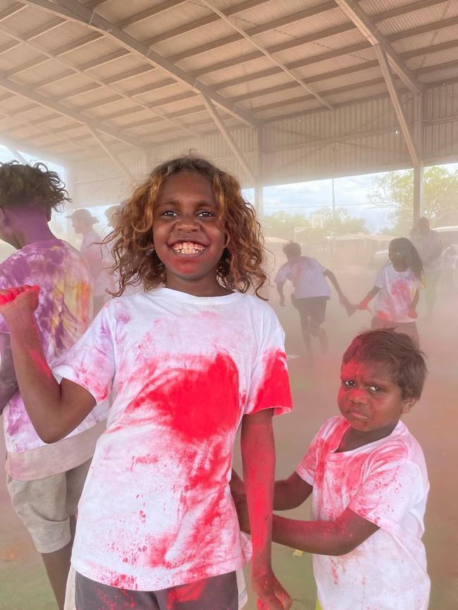 Lajamanu kids are excited to head back to school in 2024. Picture: Lajamanu School