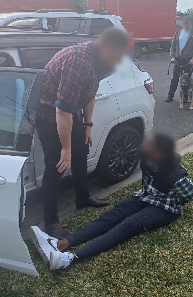 The man who was arrested by police in Merrylands. Picture: NSW Police/Supplied