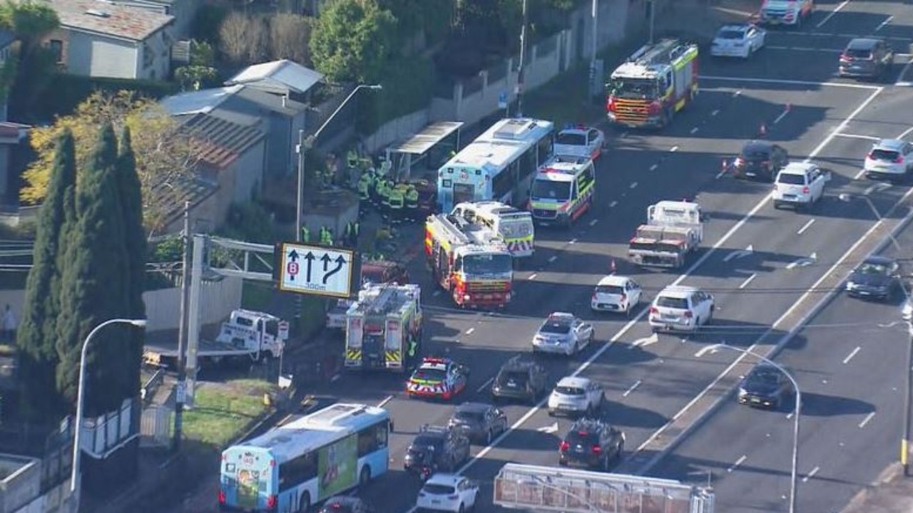 Two woman, one in her 20s and another in her 40s, are in hospital. Picture: Supplied / Channel 9